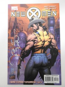 New X-Men #151 Here Comes Tomorrow! Signed Sharp VF-NM Condition!