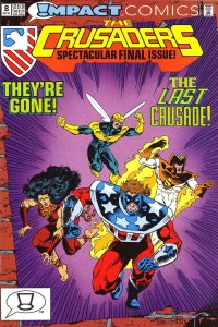 Crusaders, The #8 VF ; Impact | Mark Waid Comet Fly Web Shield Jaguar