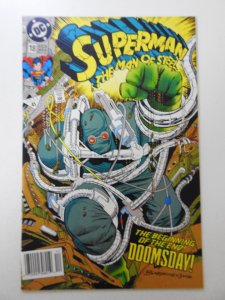 Superman: The Man of Steel #18 Direct Edition (1992) 1st App Doomsday! NM-!!