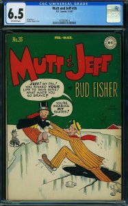 Mutt & Jeff #26 (1947) CGC 6.5 FN+