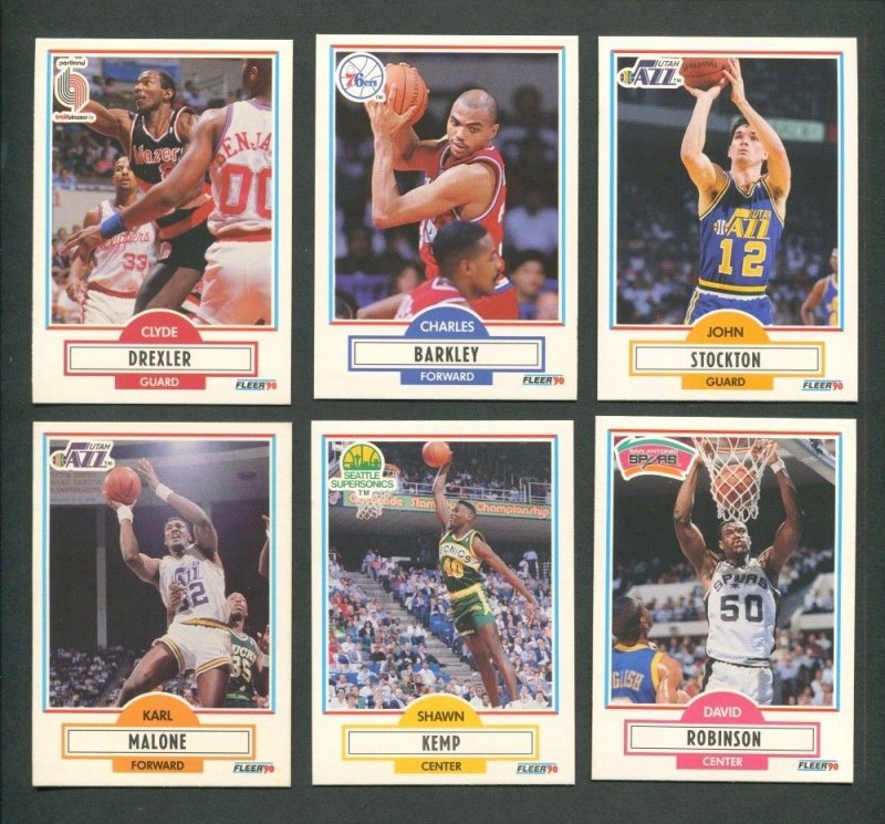 1990-91 Fleer  Basketball Card Set (MINT)
