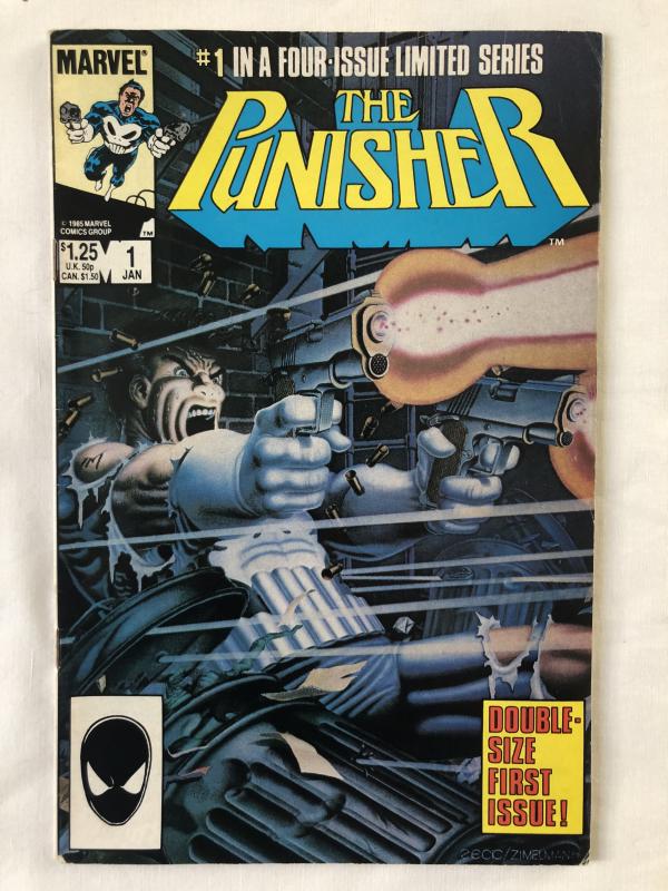 PUNISHER #1 - VOLUME 1 : CIRCLE OF BLOOD Mini-Series (1986) - Marvel