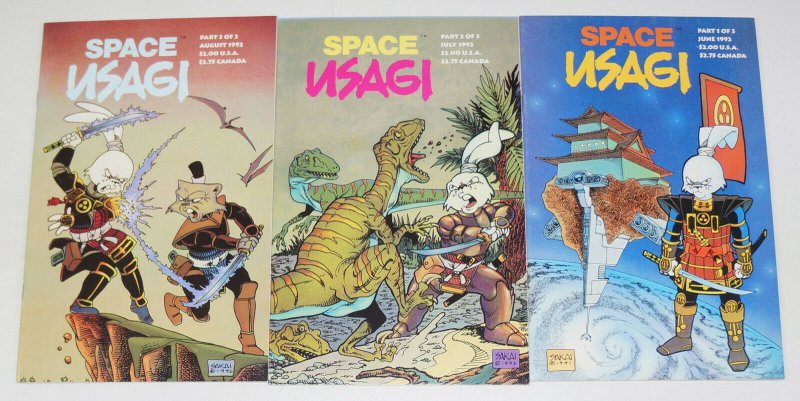 Space Usagi Yojimbo #1-3 VF/NM complete series - stan sakai - mirage comics set