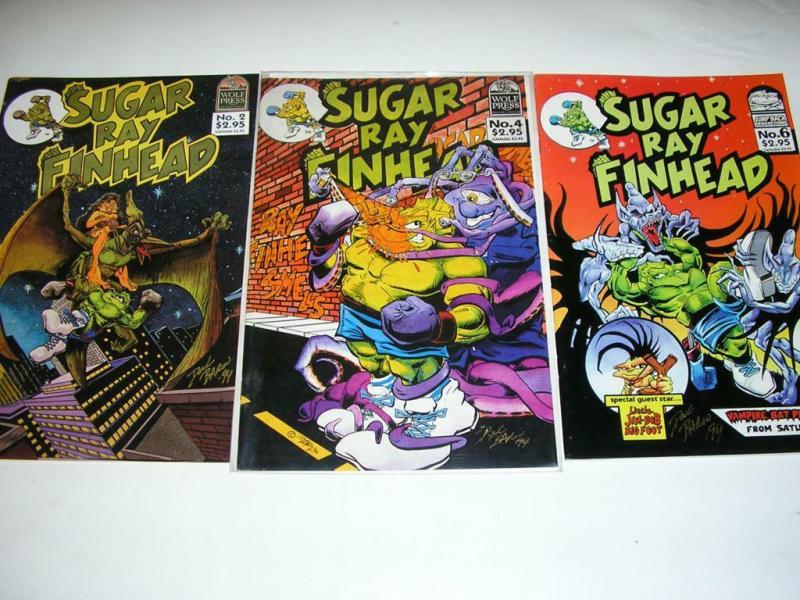 SUGAR RAY FINHEAD (1992 WOLF PRESS)  2,4,6 (signed)