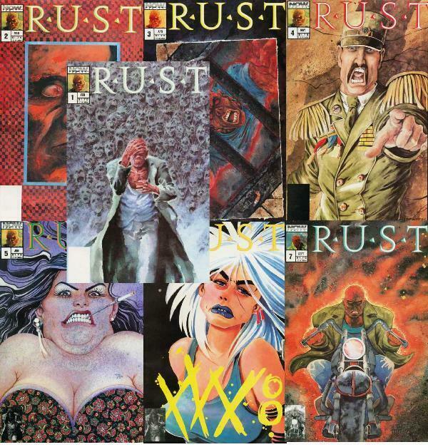 RUST (1989 N) V 2# 1-7  Complete 2nd Series!