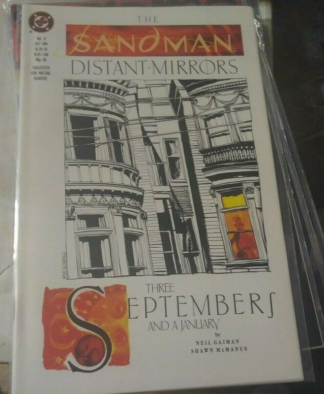 SANDMAN # 31  1991 DC COMICS NEIL GAIMAN   DISTANT MIRROS PT3 + 3 SEPTEMBERS