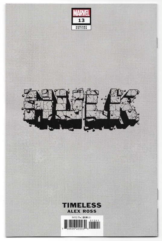 Hulk #13 (05/2023) Marvel Comics Alex Ross Timeless Cover 