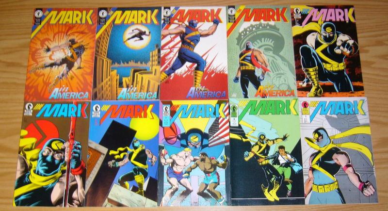 the Mark #1-6 VF/NM complete series + in america 1-4 - dark horse comics set