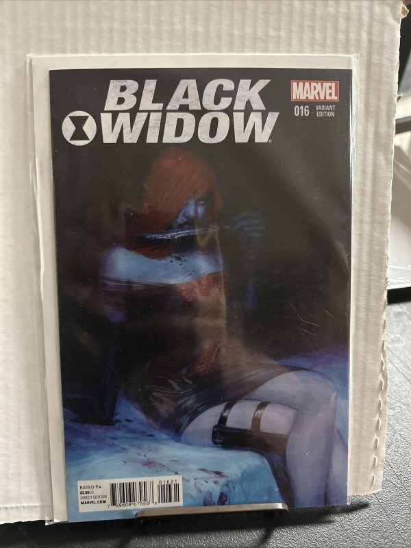 Black Widow #16 Variant Cover Hard To Find Near Mint 9.4 Marvel Comics