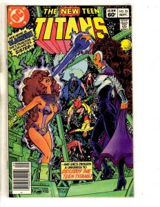 Lot Of 11 New Teen Titans DC Comics # 18 23 24 25 26 27 28 29 39 ANNUAL 1 2 RJ9