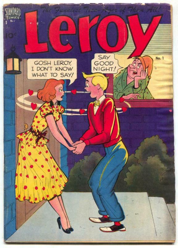 Leroy #1 1959- Obscure Teen Humor- Golden Age G-