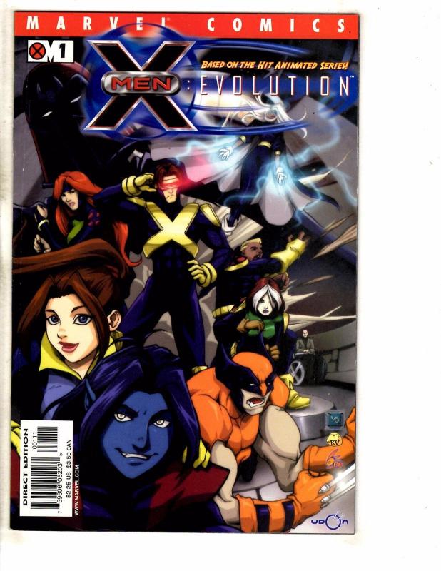 Lot Of 9 X-Men Evolution Marvel Comic Books # 1 2 3 4 5 6 7 8 9 Wolverine J258