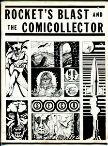 Rocket's Blast & Comic Collector #52 1967-original collectors fanzine-Mosso-VG 