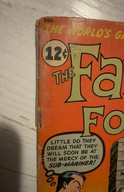 Fantastic Four #9 (Marvel Dec. 1962) 3rd Sub-Mariner in Silver  See descrip