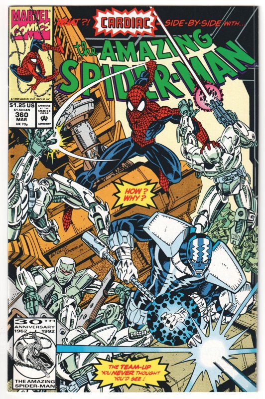 The Amazing Spider-Man #360 (1992) 1st Carnage in cameo