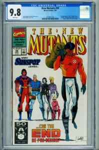 NEW MUTANTS #99 CGC 9.8 comic book 1991-Marvel-1st FEARL-SHATTERSTAR 4254921024