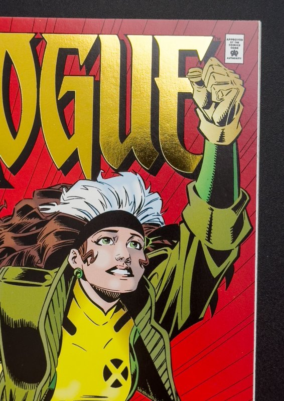 Rogue #1-4 (1995) [Lot of 4 books] Foil Cvr - [KEY] 1st solo - NM!