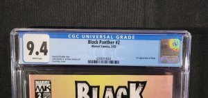 Black Panther #2 - 1st App Shuri / Esad Ribic Cover (CGC 9.4) 2005