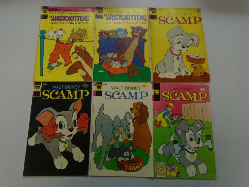 Bronze age Disney movie comic lot 13 different issues 4.0 VG or better (Whitman)