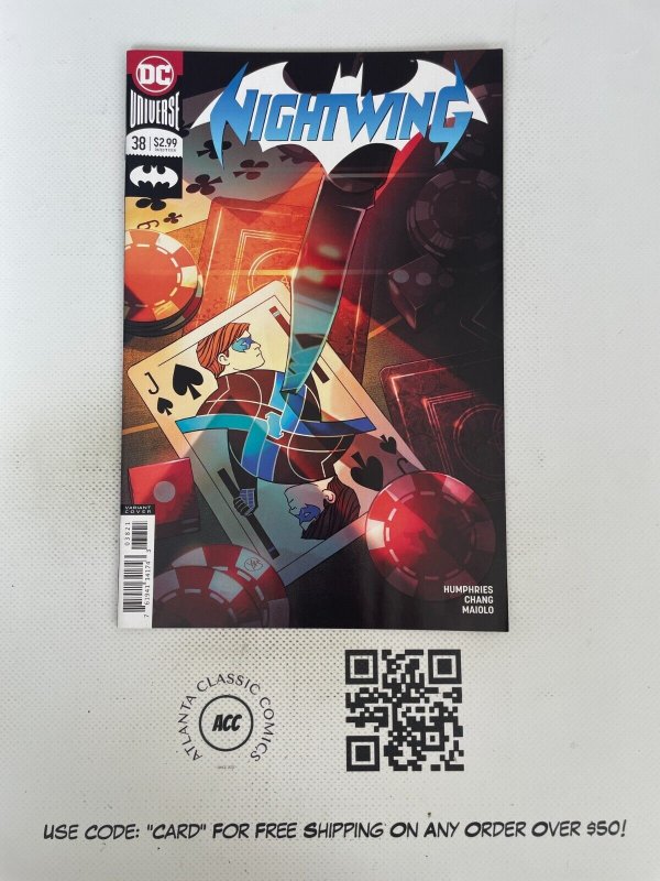 Nightwing # 38 NM 1st Print Variant Cover DC Comic Book Batman Joker Ivy 2 MS11