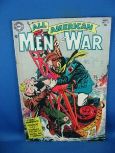 ALL AMERICAN MEN OF WAR 15 VG F 1954