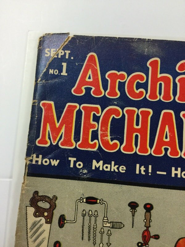 ARCHIES MECHANICS #1 G/VG 3.0 Golden age Archie,Betty,Veronica 