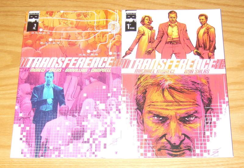 Transference #1-2 VF/NM complete series - black mask comics - moreci/ron salas