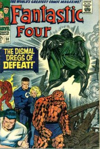 Fantastic Four (Vol. 1) #58 VG ; Marvel | low grade comic Doctor Doom Stan Lee J