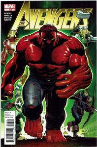 Avengers #7 (2010 v4) Brian Bendis Red Hulk NM