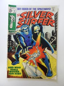 The Silver Surfer #5 (1969) FN condition