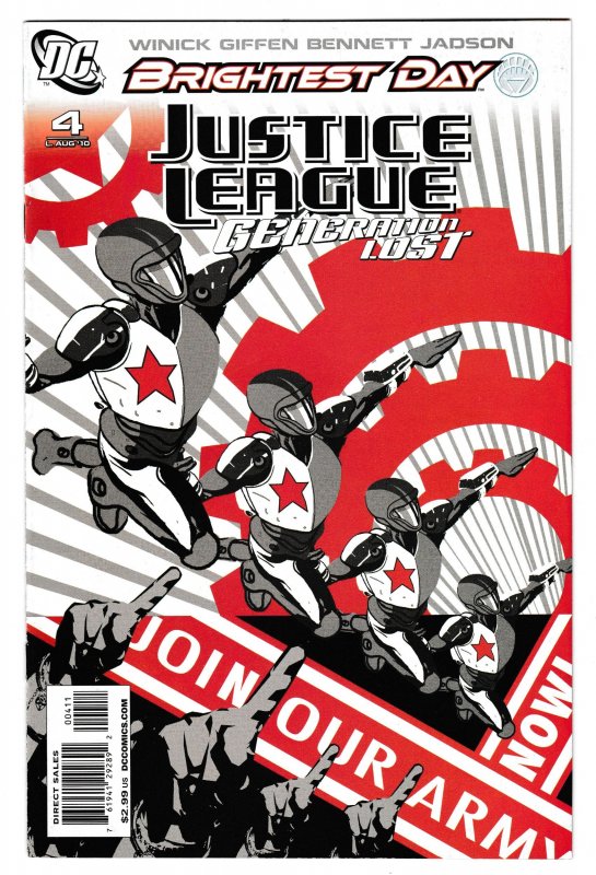 JUSTICE LEAGUE: GENERATION LOST #04 (2010) TONY HARRIS | DIRECT SALE