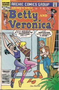 Archie's Girls Betty And Veronica #343 FN ; Archie | August 1986 Aerobics Cover