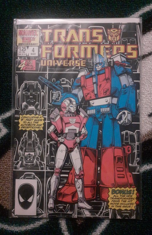 Transformers Universe #4 Newsstand Edition (1987)