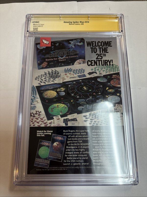 Amazing Spider-Man (1989) # 312 (CGC 9.8 WP) Signed Full Todd Mcfarlane