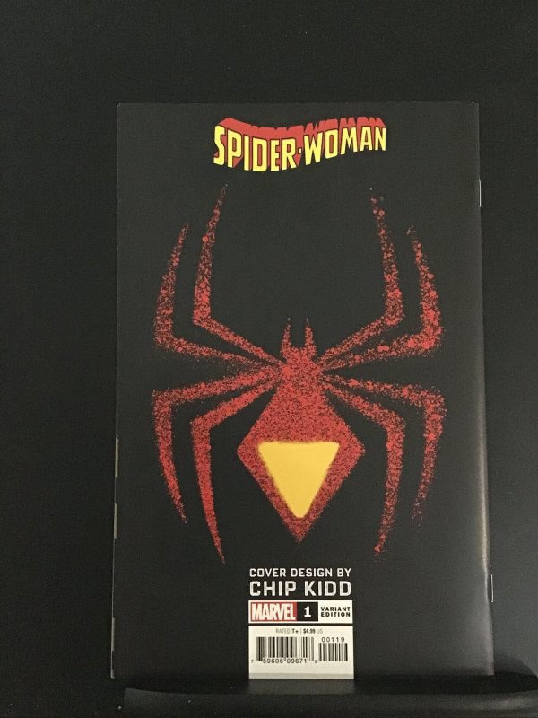 Spider-woman #1 Chip Kidd Die Cut variant