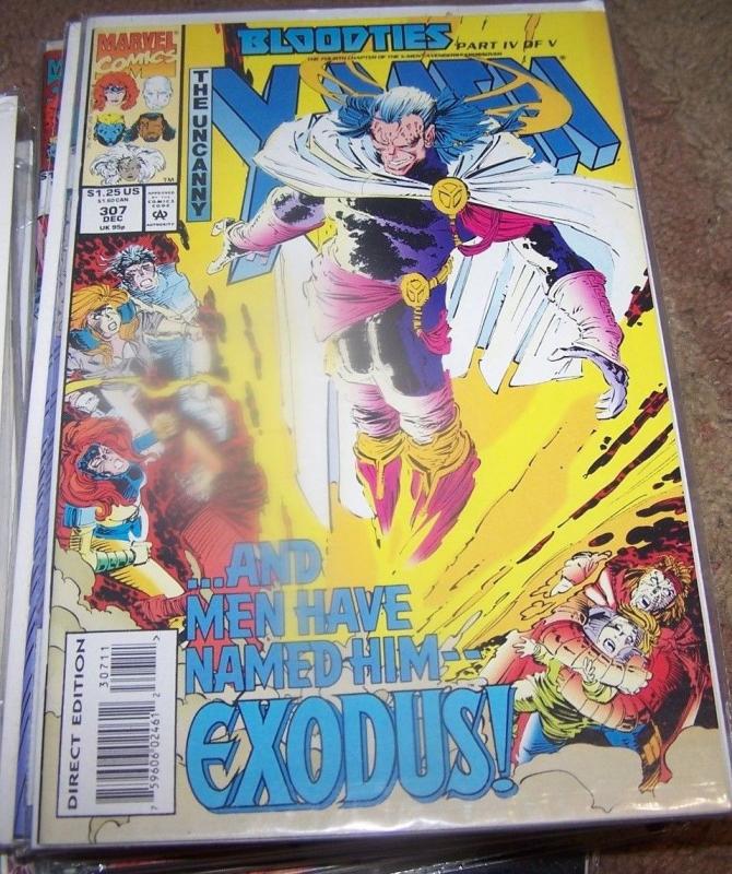 UNCANNY X-MEN #307 + BLOOD TIES PT 4 AVENGERS MAGNETO EXODUS marvel xmen   