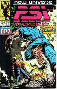 Psi-Force #15 GD ; Marvel | low grade comic New Universe D.P.7