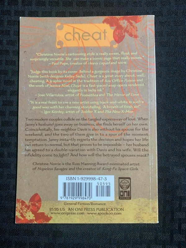 2003 CHEAT by Christine Norrie SC FVF 7.0 1st Oni Press