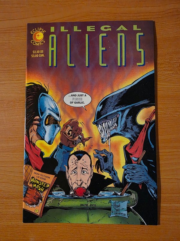 Illegal Aliens #1 One-Shot Aliens / Predator Spoof ~ NEAR MINT NM ~ 1992 Eclipse