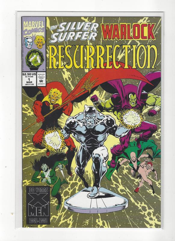 Silver Surfer/ Warlock Ressurection #1 Drax Gamora Pip Moondragon NM+