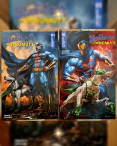 Blue Falcon & Dynomutt #1-2 (Dynamite 2025) Lucio Parrillo Covers + J. Palmiotti