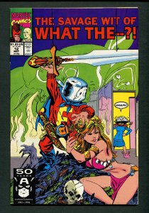What The...?!  #12 ( 8.5 VFN+) John Byrne Cover / May 1991