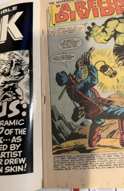The Incredible Hulk Annual #1 (1968) including the inhumans Fn+/vf-