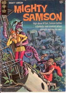 MIGHTY SAMSON 5 GOOD   March 1966 COMICS BOOK