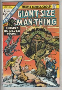 Giant-Size Man-Thing #3 (Feb-75) VF High-Grade Man-Thing