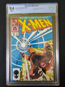 UNCANNY X-MEN #221 1st Appearance Mr. Sinister 1987 Marvel CBCS 9.4 NM