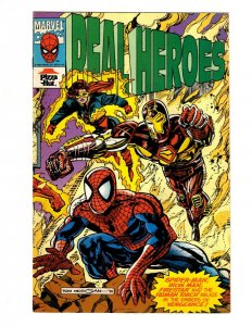 Pizza Hut Marvel Real Heroes ORIGINAL Vintage 1994 Marvel Comics Spiderman