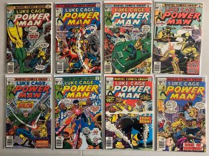 Luke Cage Power Man lot #4-49 + Spec+ 3 I.F. Marvel (avg 4.5) 38 diff (1972-'78)