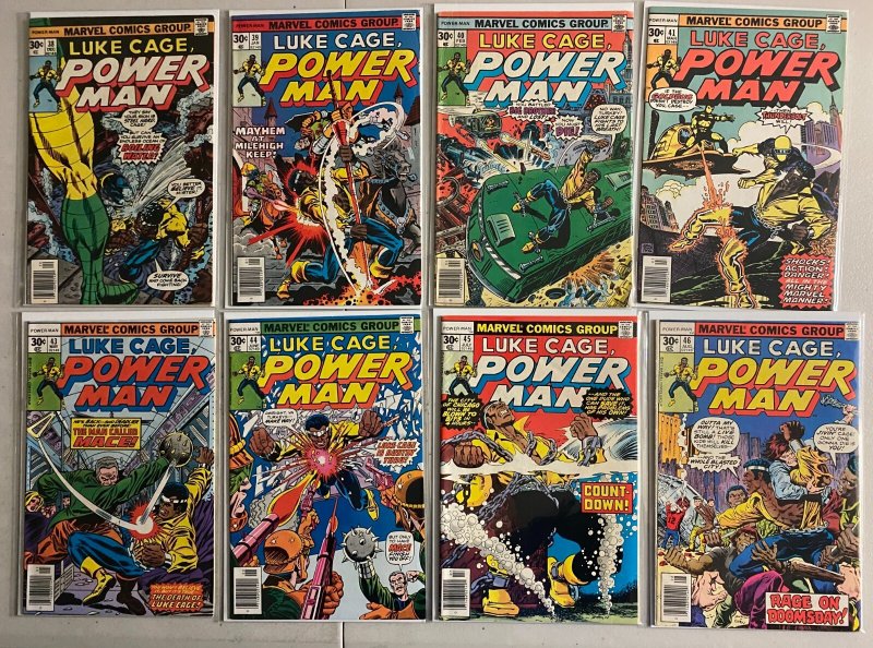 Luke Cage Power Man lot #4-49 + Spec+ 3 I.F. Marvel (avg 4.5) 38 diff (1972-'78)