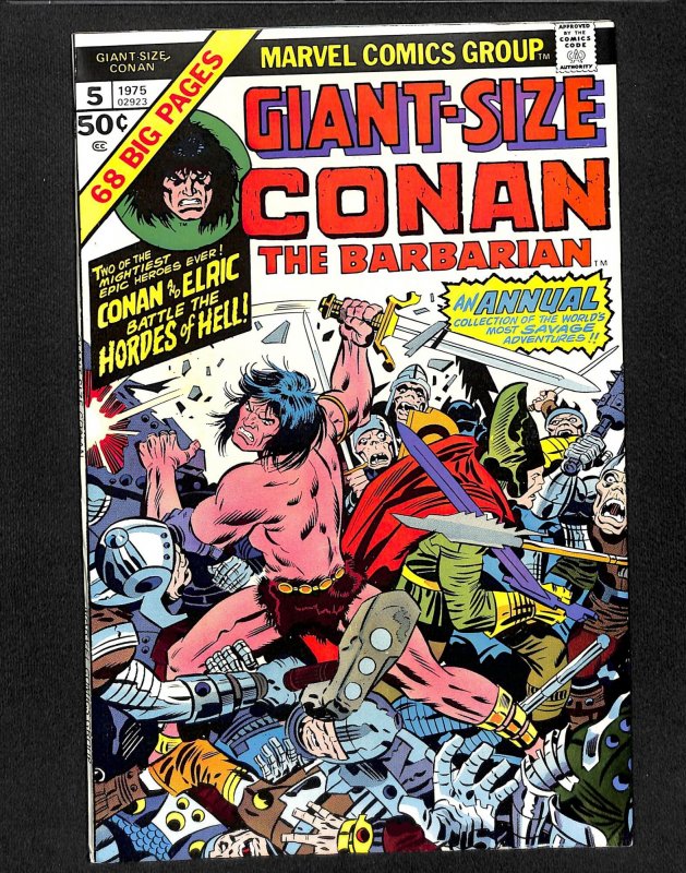 Giant-Size Conan #5 FN/VF 7.0 White Pages